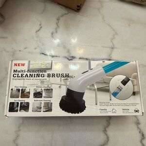 NWT Multi-function Cleaning Brush - Blue, White & Black